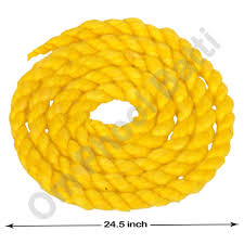 Long Lasting Akhand Jyot Batti - Yellow for Temples & Home Puja